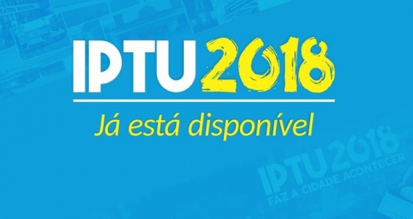 IPTU 2018 já está disponível